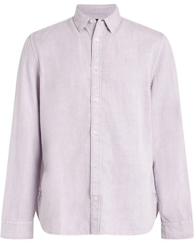 AllSaints Laguna Long-sleeve Shirt - Purple