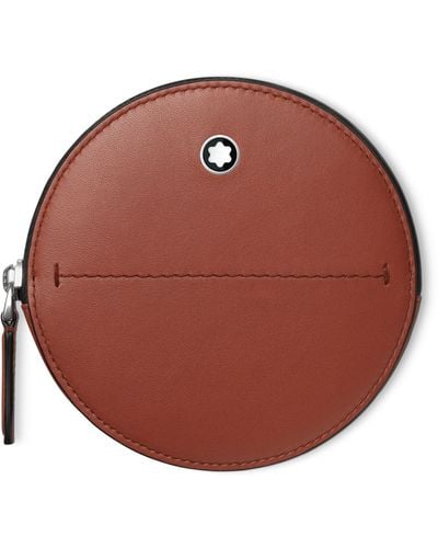 Montblanc Leather Meisterstück Selection Soft Round Case - Red