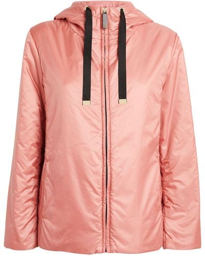 Max Mara Hooded Padded Jacket - Pink