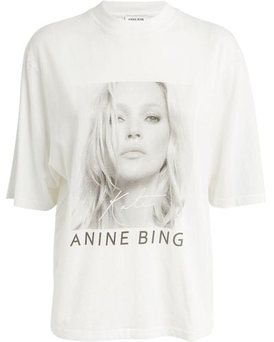 Anine Bing Cotton Avi T-shirt - White