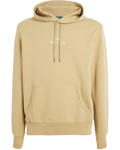 Polo Ralph Lauren Embroidered-logo Hoodie - Natural