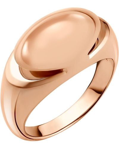 BVLGARI Rose Gold Cabochon Ring - Natural