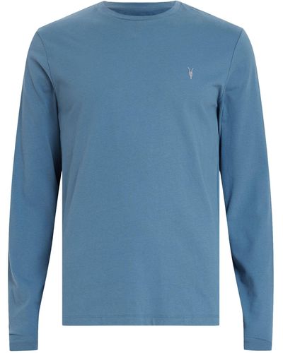 AllSaints Cotton Brace T-shirt - Blue