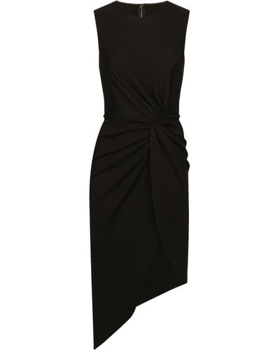 Dolce & Gabbana Asymmetric Twist Dress - Black