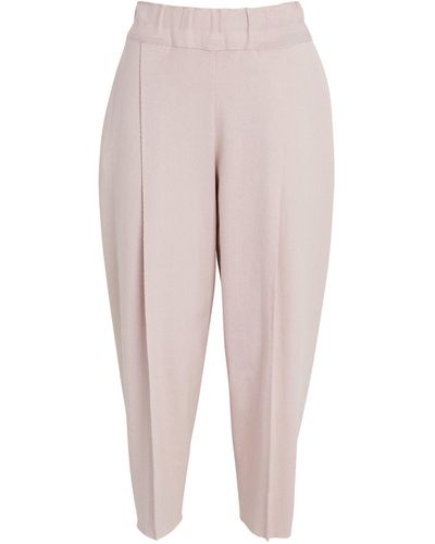 Issey Miyake Campagne Tapered Trousers - Pink