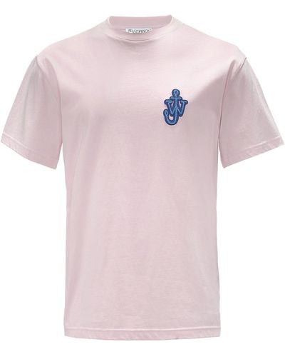 JW Anderson Organic Cotton Anchor T-shirt - Pink