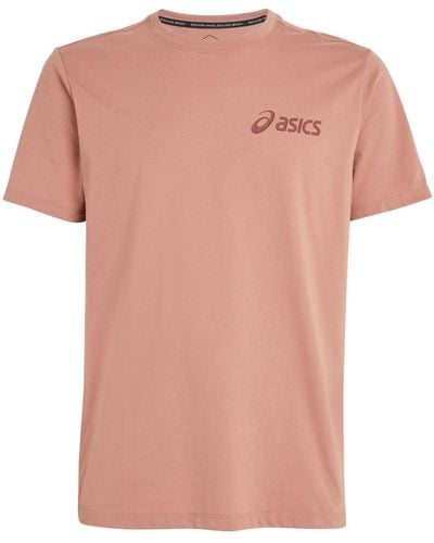 Asics Small-logo T-shirt - Pink