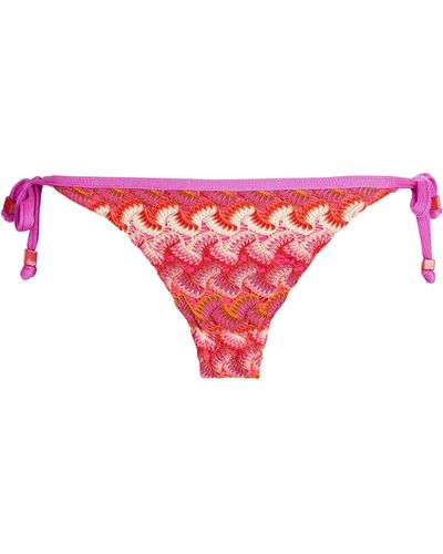 PATBO X Harrods Crochet Beach Bikini Bottoms - Red