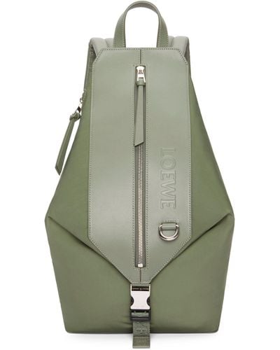 Loewe Convertible Backpack - Green