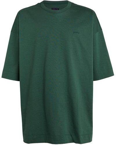 Juun.J Cotton Graphic T-shirt - Green
