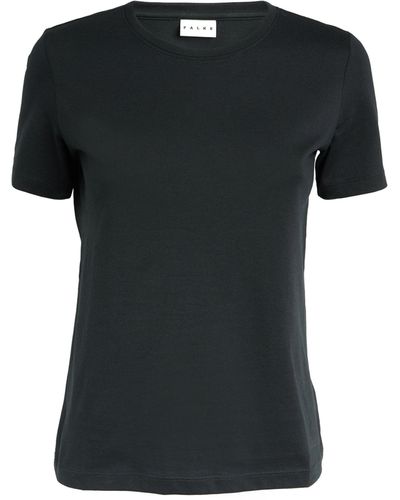 FALKE Cotton T-shirt - Black