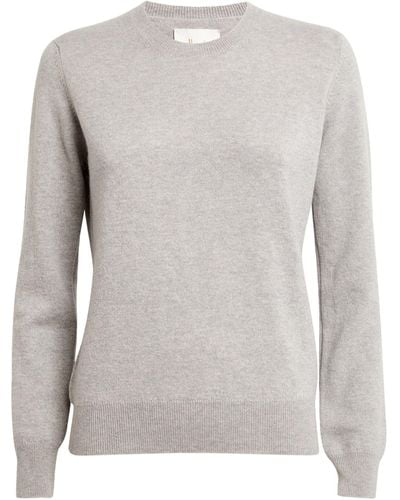 Harrods Cashmere Crew-neck Sweater - Grey
