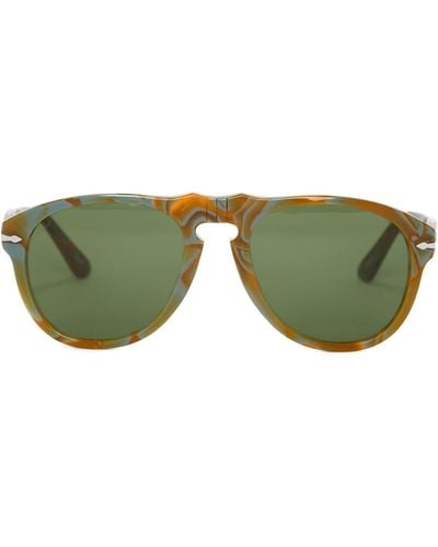 JW Anderson X Persol Aviator Sunglasses - Green