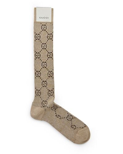 Gucci GG Supreme Socks - Natural