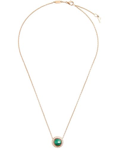 Piaget Rose Gold, Diamond And Malachite Possession Necklace - Metallic