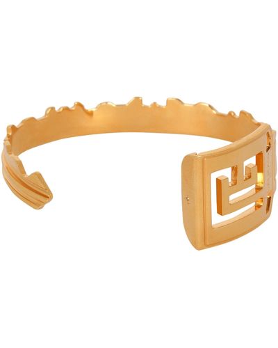 Balmain Gold-tone Monogram Bracelet - Metallic