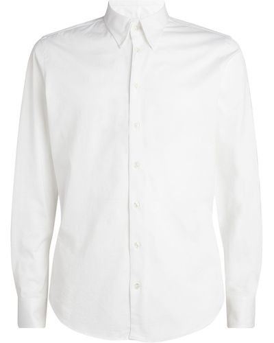 Giorgio Armani Cotton Formal Shirt - White