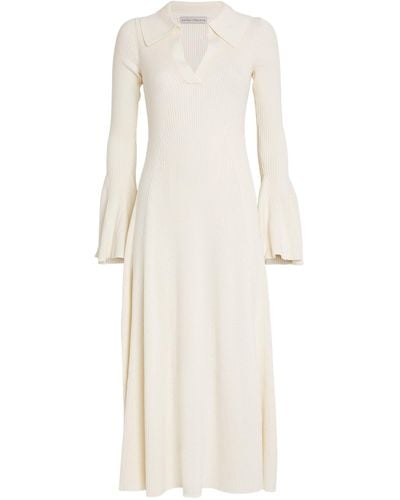 Palmer//Harding Knitted Assured Dress - White