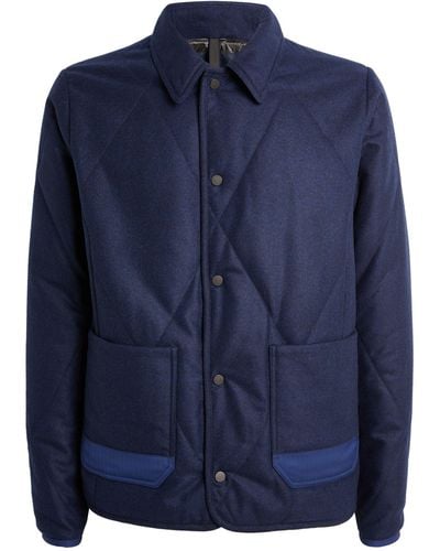Sease Virgin Wool Lulworth Jacket - Blue