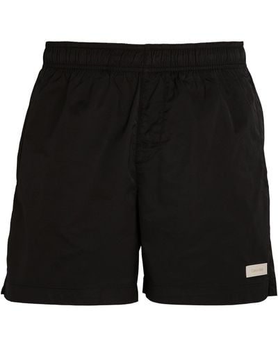 Calvin Klein Meta Essentials Swim Shorts - Black