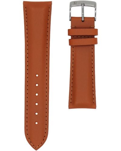 Jean Rousseau Vegetable-tanned Leather 3.5 Watch Strap (16mm) - Brown