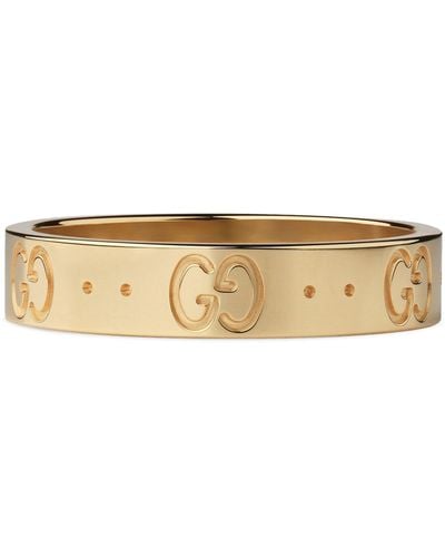 Gucci Yellow Gold Icon Ring - Natural