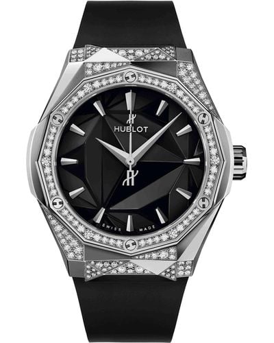 Hublot Titanium And Diamond Classic Fusion Orlinski Watch 40mm - Black