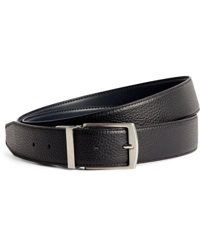 Giorgio Armani Leather Belt - Black