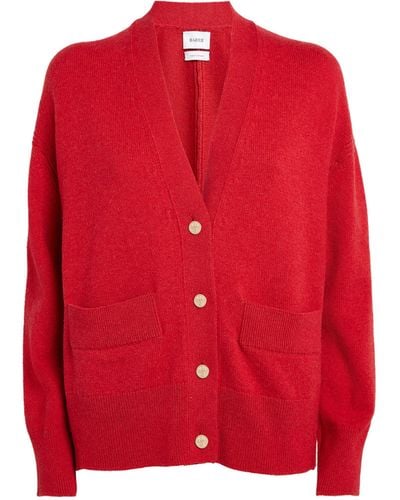 Barrie Cashmere The Borders Cardigan - Red