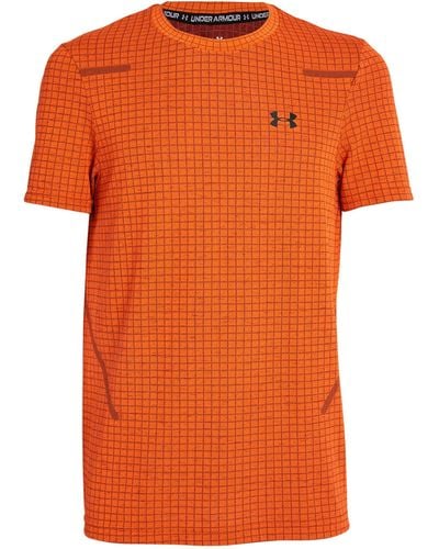 Under Armour Men's Under Armour Orange Houston Astros Cooperstown  Collection Breakout Play Tri-Blend T-Shirt