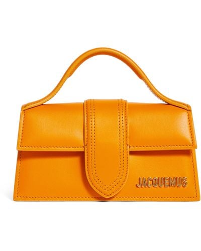 Jacquemus Leather Le Bambino Top-handle Bag - Orange