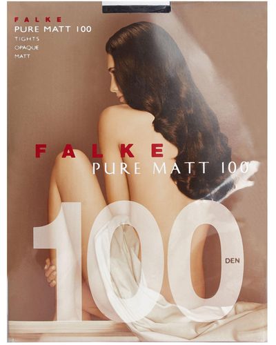 FALKE Pure Matt 100 Tights - Black