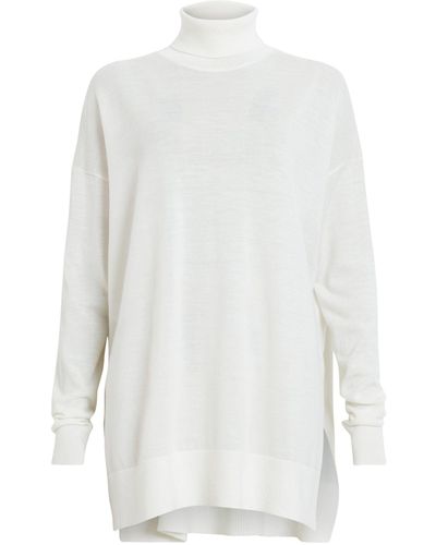 AllSaints Merino Wool Gala Sweater - White