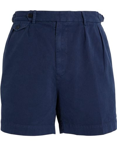 Polo Ralph Lauren Cotton Tailored Shorts - Blue