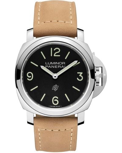Panerai Stainless Steel Luminor Watch 44m - Black