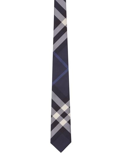 Burberry Silk Check Tie - Multicolour