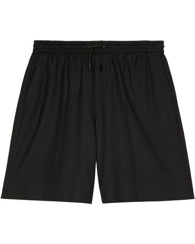 The Kooples Wool Bermuda Shorts - Black