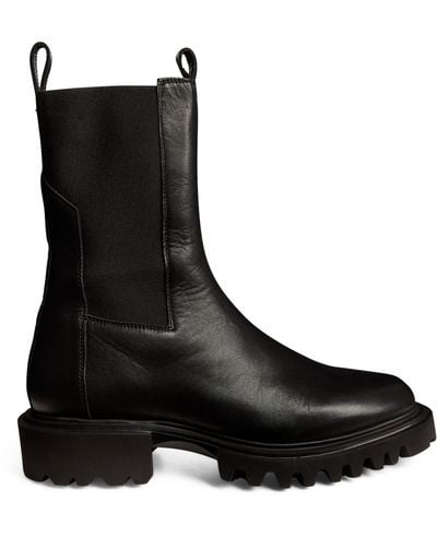 AllSaints Leather Hallie Boots - Black