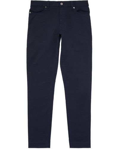 James Purdey & Sons Cotton-rich Trousers - Blue