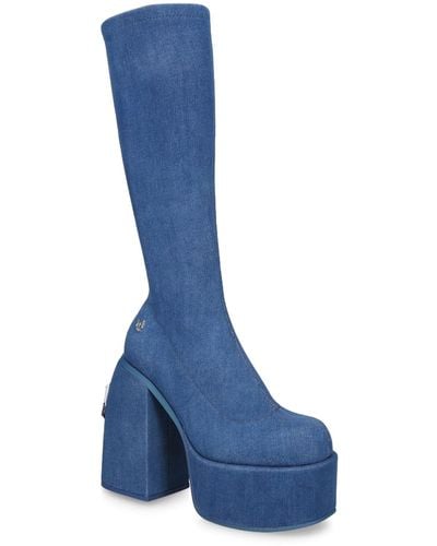 Naked Wolfe Spice Stretch Boots 130 - Blue