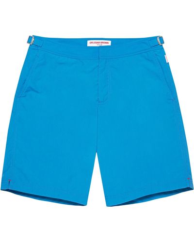 Orlebar Brown Dane Long-length Swim Shorts - Blue