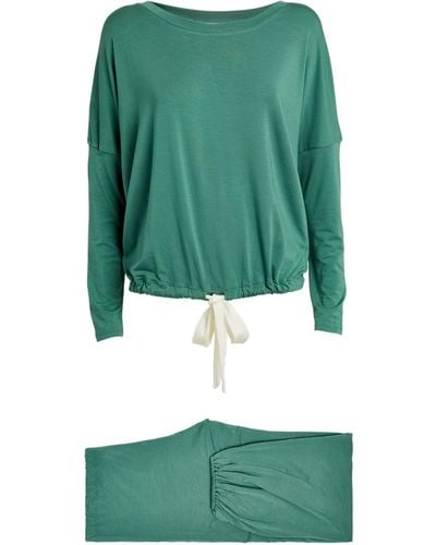 Eberjey Gisele Slouchy Pyjama Set - Green
