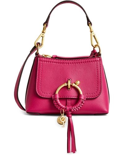 See By Chloé Mini Leather Joan Cross-body Bag - Red