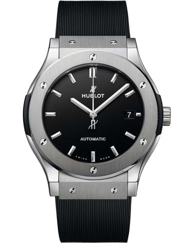 Hublot Titanium Classic Fusion Watch 45mm - Black