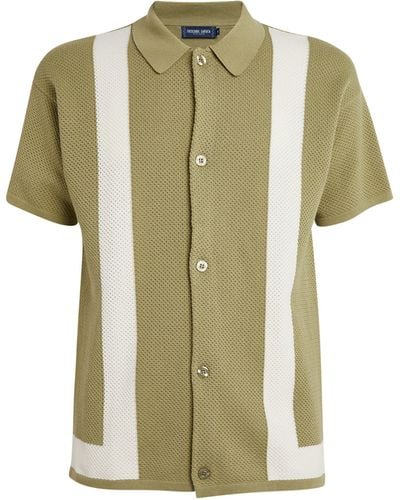Frescobol Carioca Cotton Waffle-knit Shirt - Green