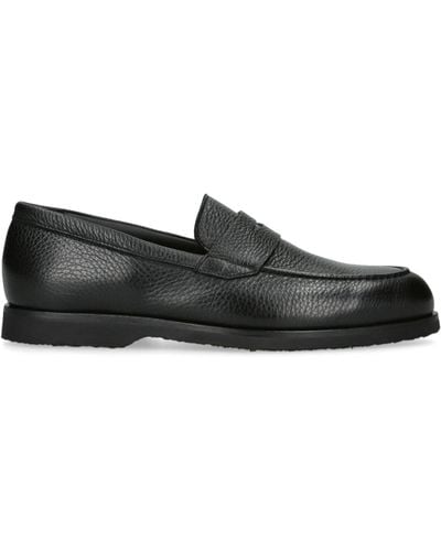 Harry's Of London Leather Beck Loafers - Black