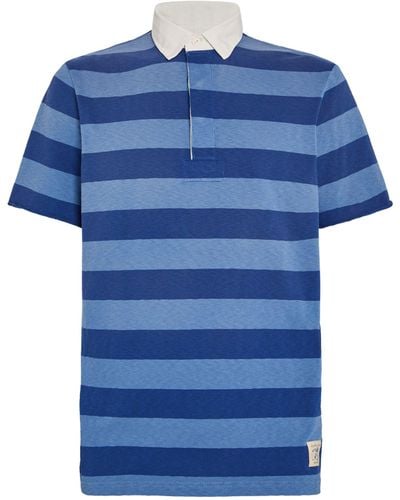 Polo Ralph Lauren Jersey Striped Rugby Shirt - Blue