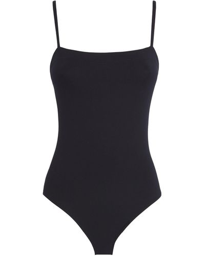 Eres Square-neck Aquarelle Swimsuit - Black