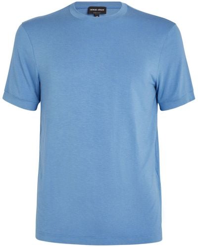 Giorgio Armani Crew-neck T-shirt - Blue