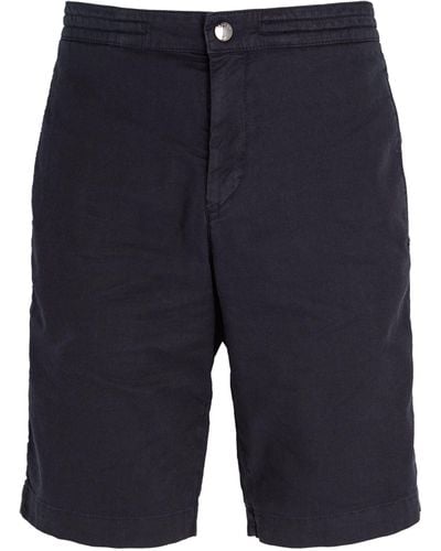 Bogner Linen-cotton Shorts - Blue